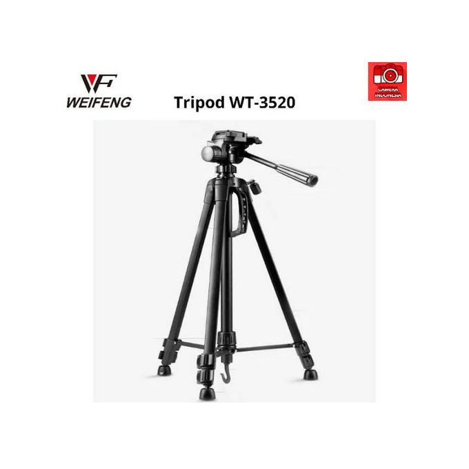 Trépied Professionnel Weifeng WT-3520 pour Appareil Photo Reflex, Caméra Numérique, Android & iPhone